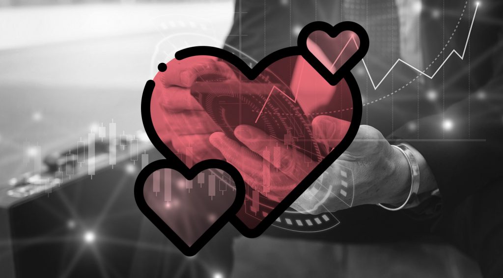 Hearts around good data to represent sexy data.