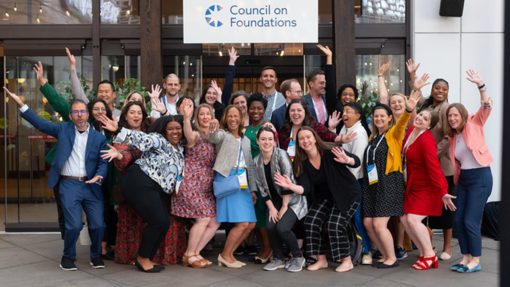 Council on Foundations team smiles for a photo
