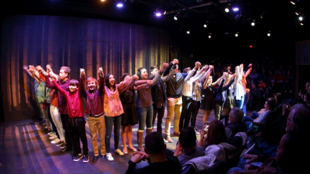 Columbus Children's Theatre performance final bow.