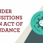 Founder Transitions as an Act of Abundance. Icon shows a rotating gear with a person at the center.