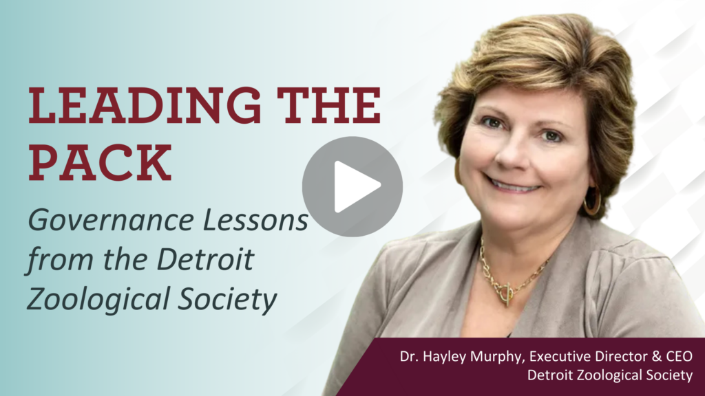Leading the Pack: Governance Lessons from the Detroit Zoological Society