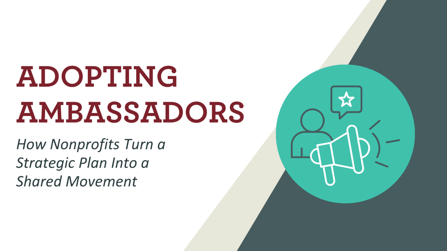 Adopting Ambassadors: How Nonprofits Turn a Strategic Plan Into a Shared Movement