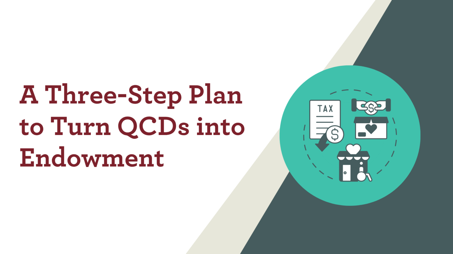 A Three-Step Plan to Turn QCDs into Endowment