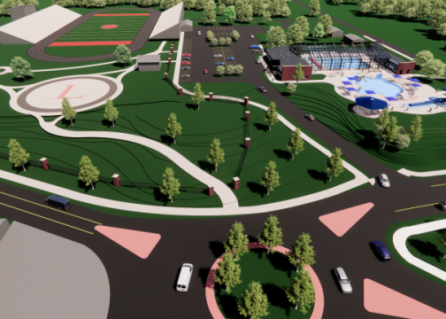 Lima Community Foundation Aquatic Park rendering 3 Lima Community Foundation Aquatic Park rendering 3